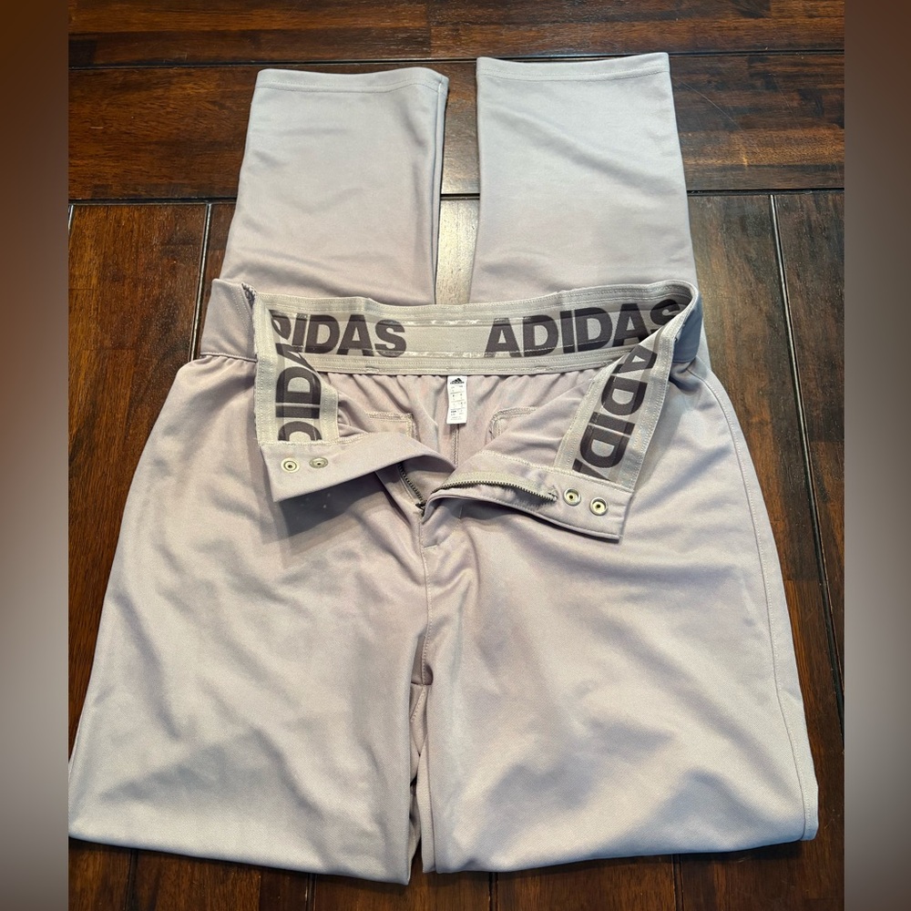 Adidas Men’s Light Gray Baseball Pants size L